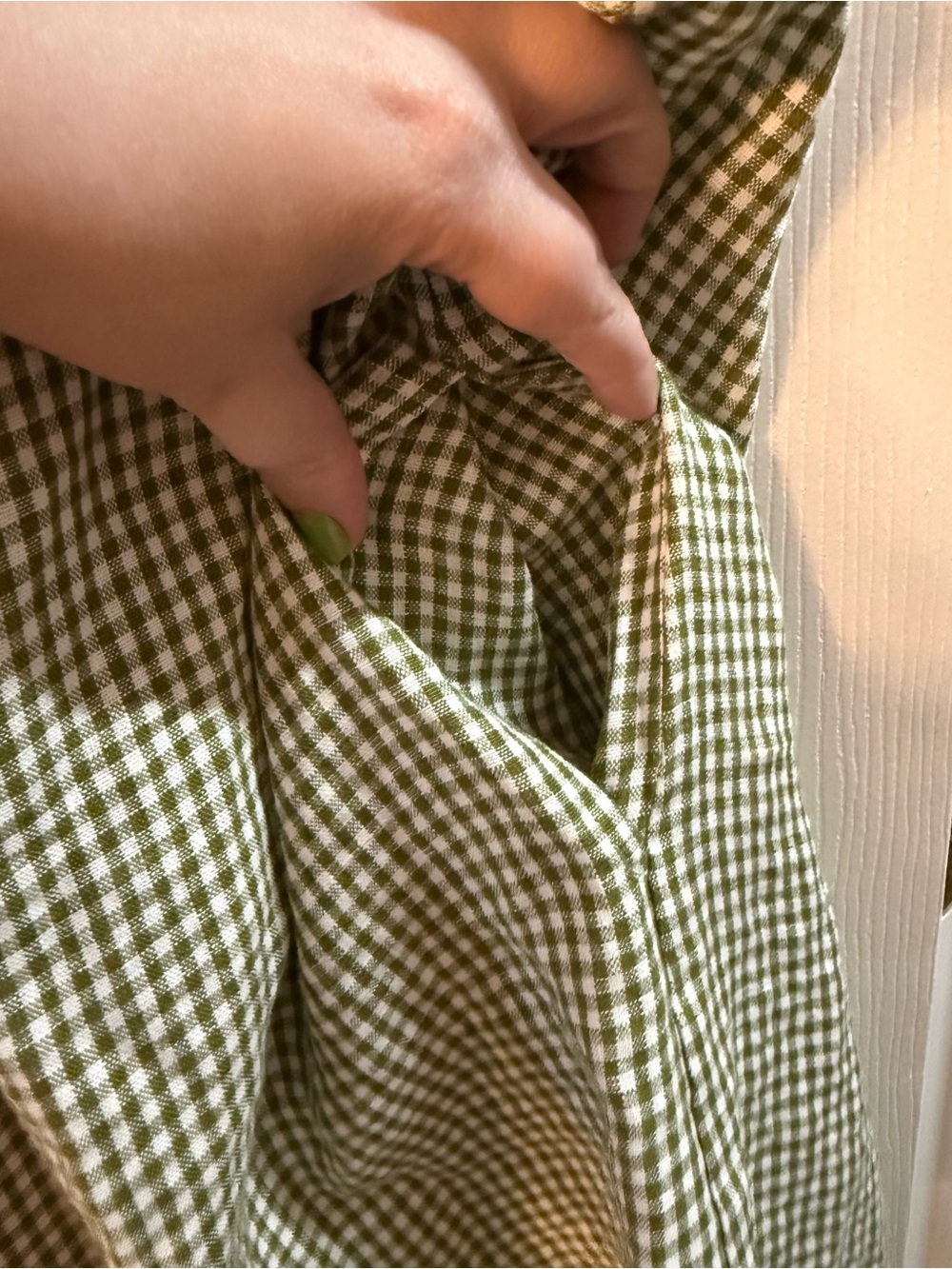 LinenFox Summer Gingham Dress - Picture 4 of 10
